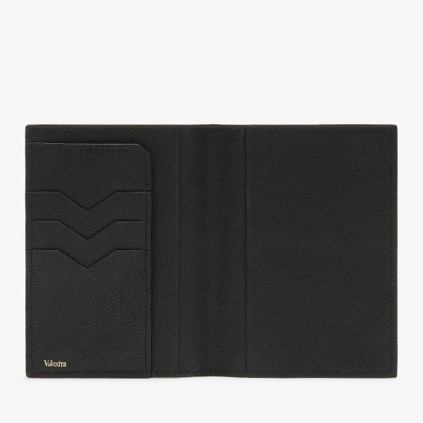 Valextra Passport Holder 3CC in Black | Wallets & Purses | Luxury Shoes 