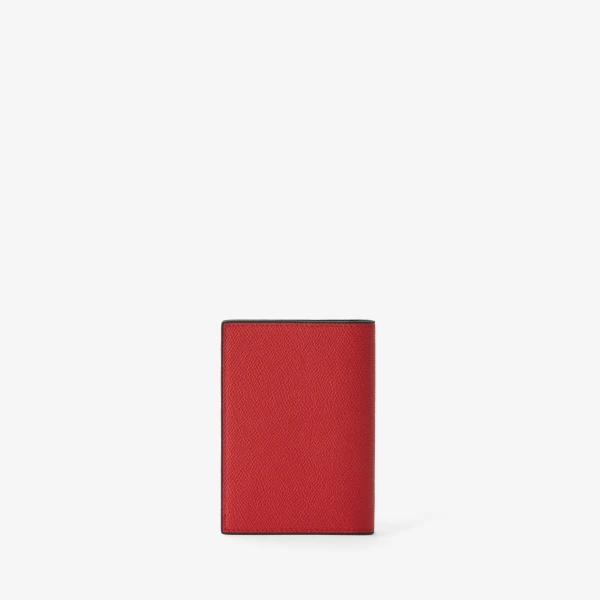 Valextra Passport Holder 3CC in Crimson Red | Wallets & Purses | Luxury Shoes 