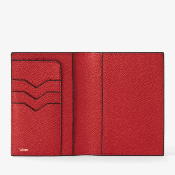 Valextra Passport Holder 3CC in Crimson Red | Wallets & Purses | Luxury Shoes 
