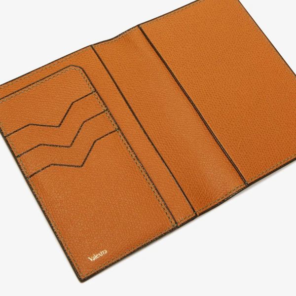 Valextra Passport Holder 3CC in Havana Brown | Wallets & Purses | Luxury Shoes 