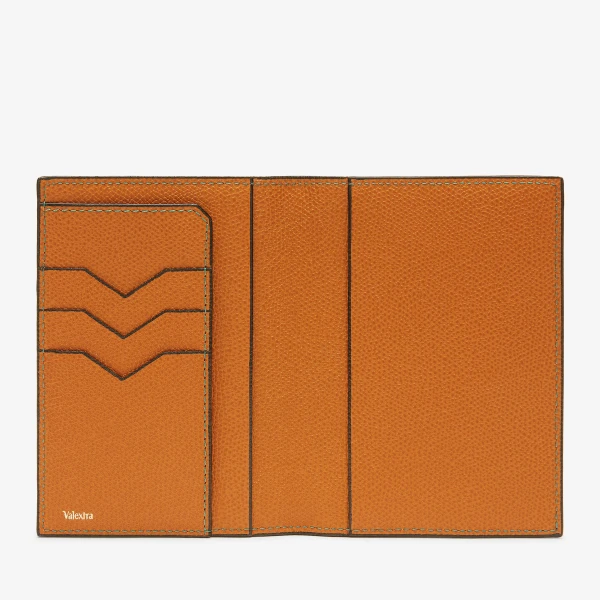 Valextra Passport Holder 3CC in Havana Brown | Wallets & Purses | Luxury Shoes 