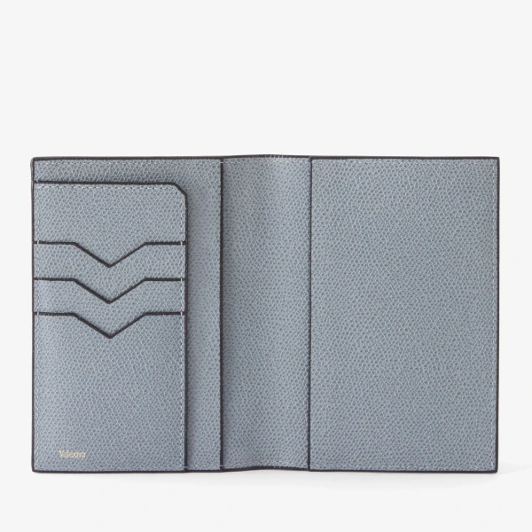 Valextra Passport Holder 3CC in Niagara Blue | Wallets & Purses | Luxury Shoes 