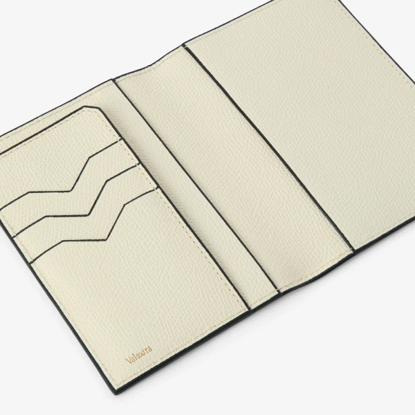 Valextra Passport Holder 3CC in Pergamena White | Wallets & Purses | Luxury Shoes 