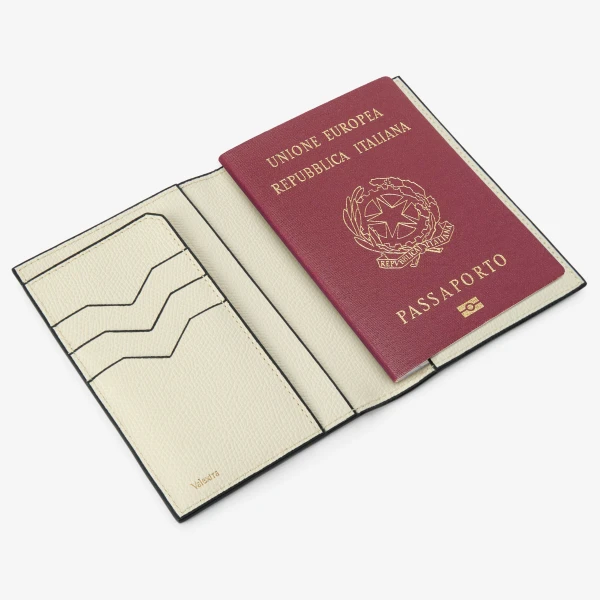 Valextra Passport Holder 3CC in Pergamena White | Wallets & Purses | Luxury Shoes 