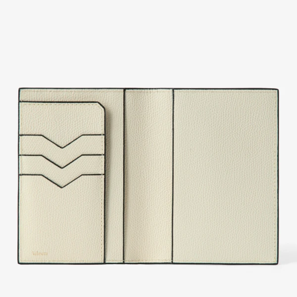 Valextra Passport Holder 3CC in Pergamena White | Wallets & Purses | Luxury Shoes 