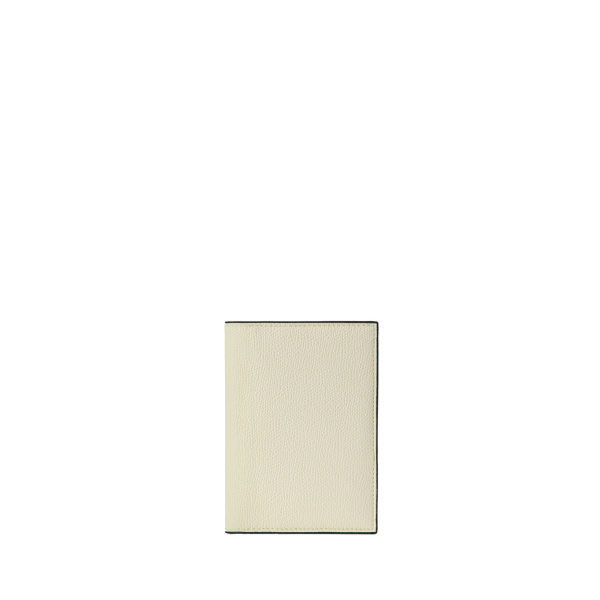 Valextra Passport Holder 3CC in Pergamena White | Wallets & Purses | Luxury Shoes 