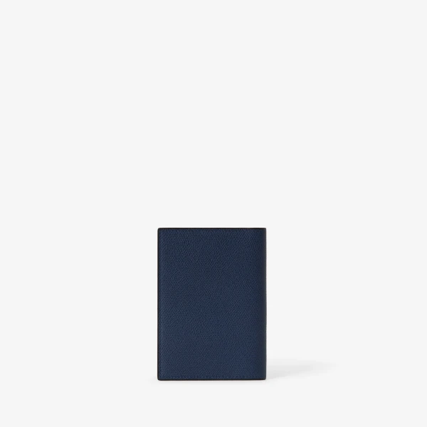 Valextra Passport Holder 3CC in Sapphire Blue | Cases | Luxury Shoes 