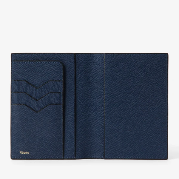 Valextra Passport Holder 3CC in Sapphire Blue | Cases | Luxury Shoes 
