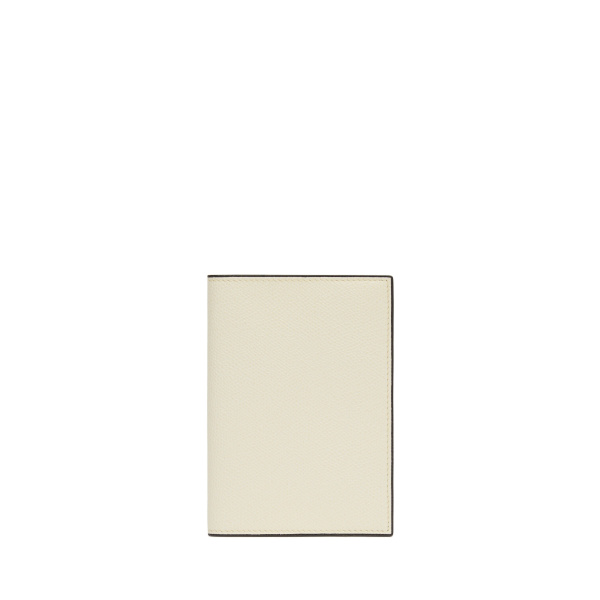 Valextra Passport Holder in Pergamena White | Wallets & Purses | Luxury Shoes 