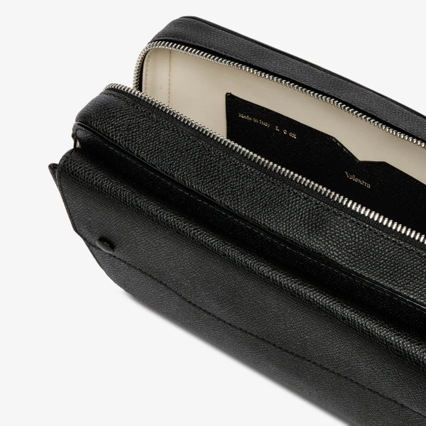 Valextra Pocket Bum Bag in Black | Men Bags | Luxury Shoes 