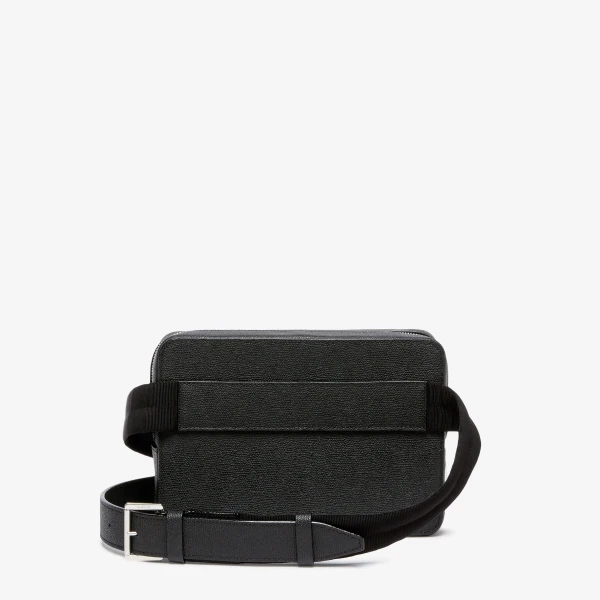 Valextra Pocket Bum Bag in Black | Men Bags | Luxury Shoes 