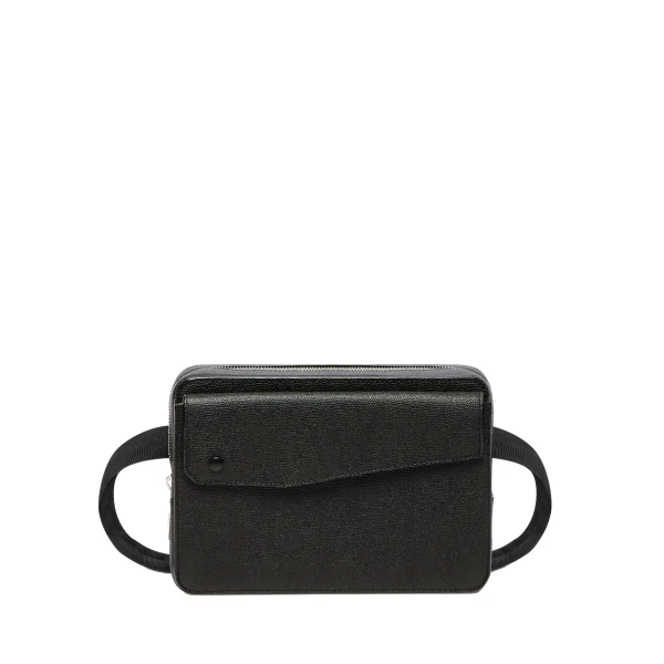 Valextra Pocket Bum Bag in Black | Men Bags | Luxury Shoes 