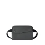 Valextra Pocket Bum Bag in Smokey Grey | Men Bags | Luxury Shoes 