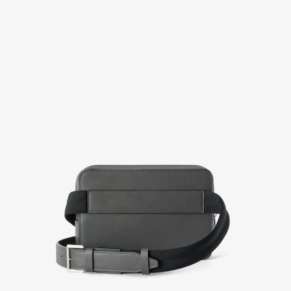Valextra Pocket Bum Bag in Smokey Grey | Men Bags | Luxury Shoes 