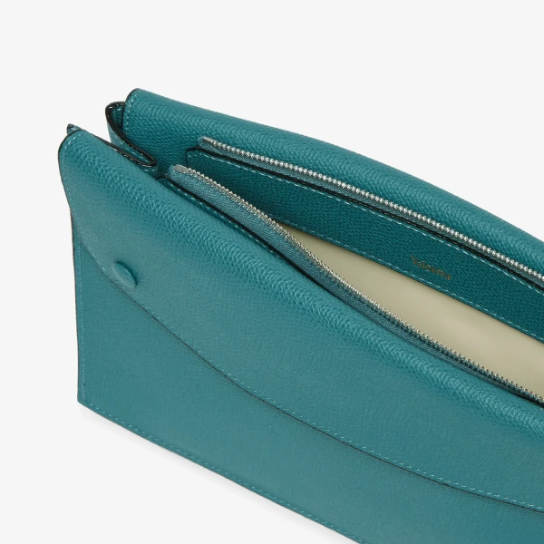 Valextra Pocket Crossbody Bag in Bottle Green | Men Bags | Luxury Shoes 