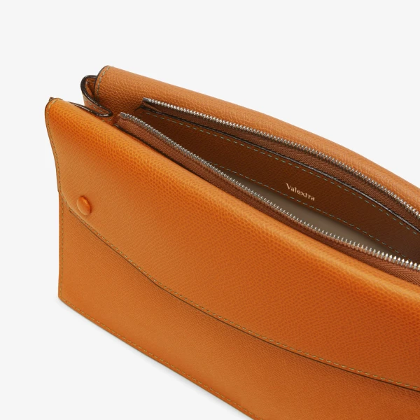 Valextra Pocket Crossbody Bag in Havana Brown | Men Bags | Luxury Shoes 