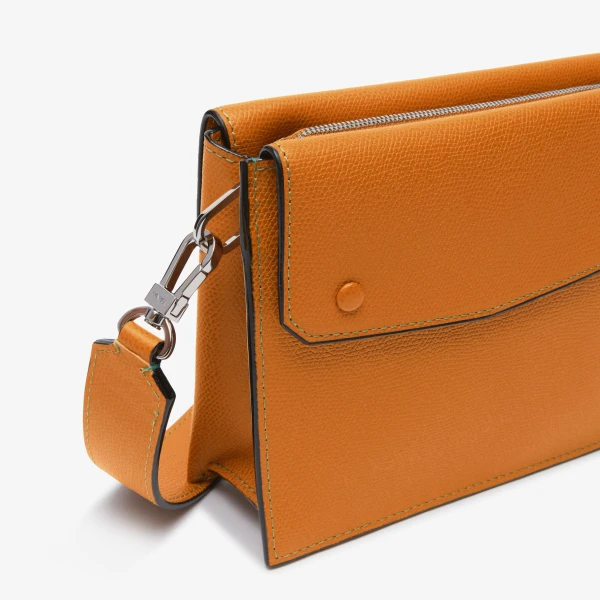 Valextra Pocket Crossbody Bag in Havana Brown | Men Bags | Luxury Shoes 