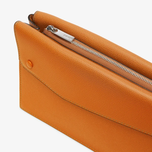 Valextra Pocket Crossbody Bag in Havana Brown | Men Bags | Luxury Shoes 