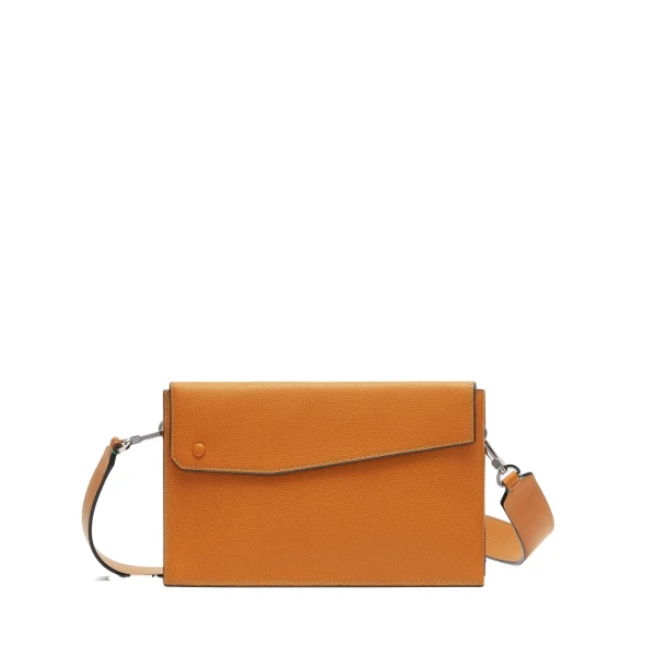 Valextra Pocket Crossbody Bag in Havana Brown | Men Bags | Luxury Shoes 