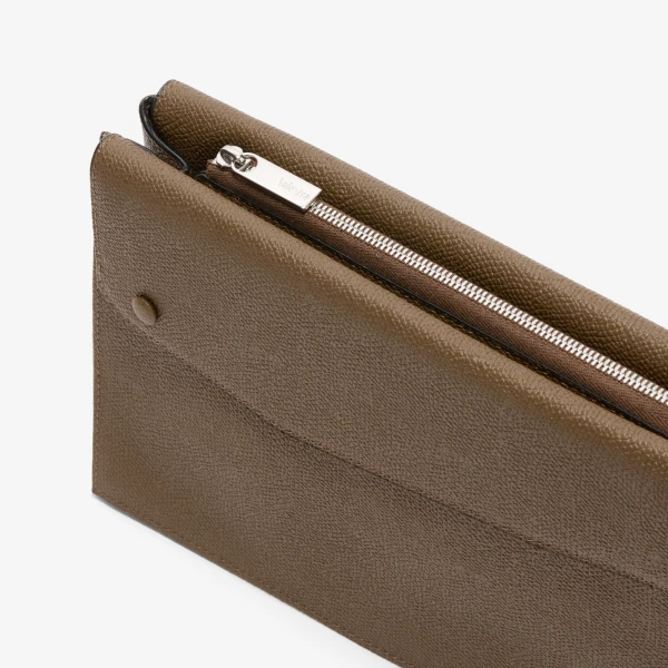 Valextra Pocket Crossbody Bag in Khaki | Men Bags | Luxury Shoes 