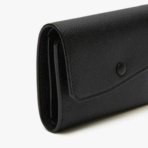 Valextra Pocket Purse 6CC in Black | Wallets & Purses | Luxury Shoes 