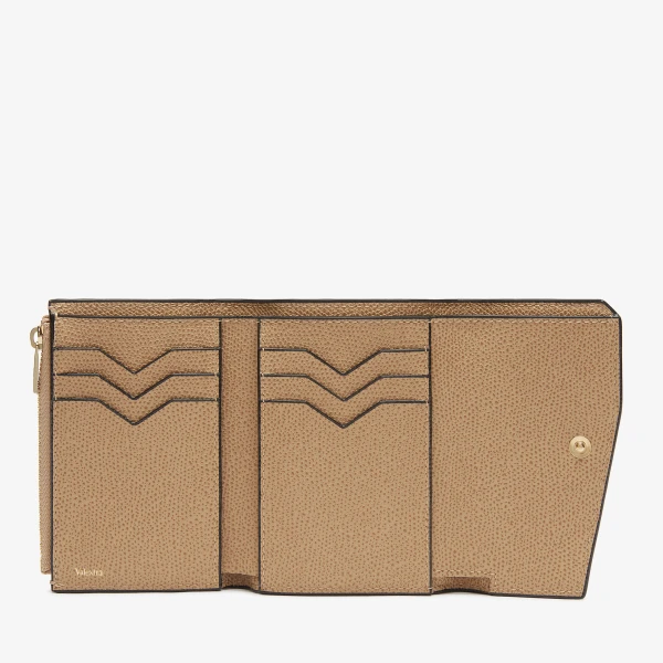 Valextra Pocket Purse 6CC in Cashmere Beige | Wallets & Purses | Luxury Shoes 