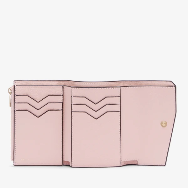 Valextra Pocket Purse 6CC in Peony Pink | Wallets & Purses | Luxury Shoes 