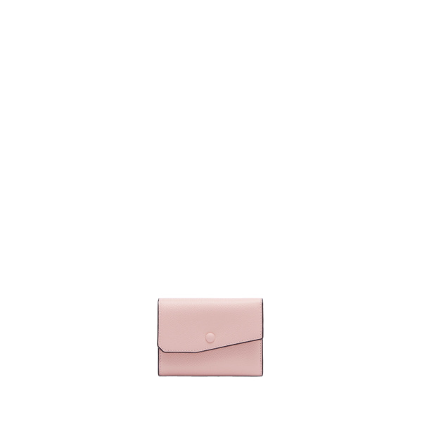 Valextra Pocket Purse 6CC in Peony Pink | Wallets & Purses | Luxury Shoes 