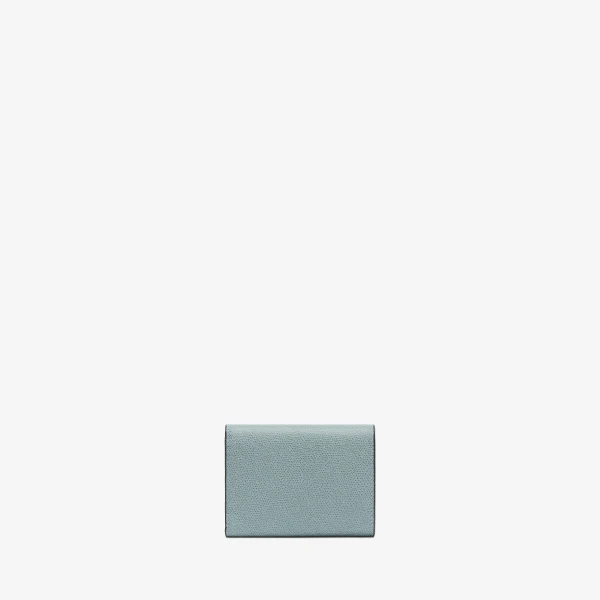 Valextra Pocket Purse 6CC in Smokey Blue | Wallets & Purses | Luxury Shoes 