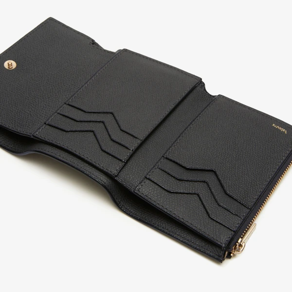 Valextra Pocket Purse 6CC in Smokey Grey | Wallets & Purses | Luxury Shoes 