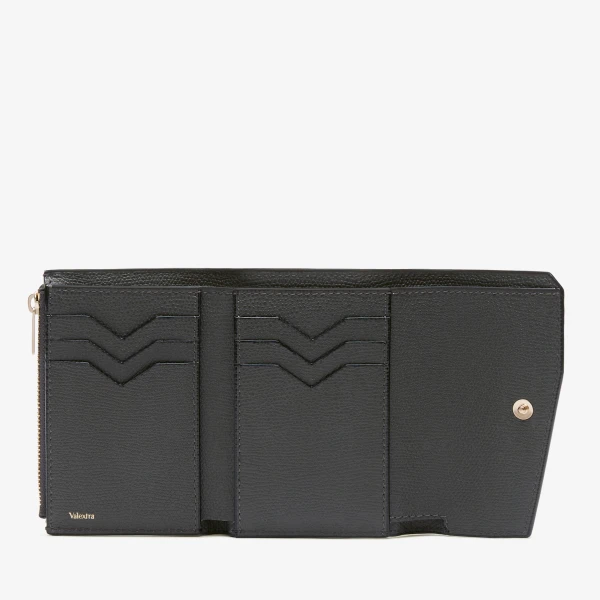 Valextra Pocket Purse 6CC in Smokey Grey | Wallets & Purses | Luxury Shoes 