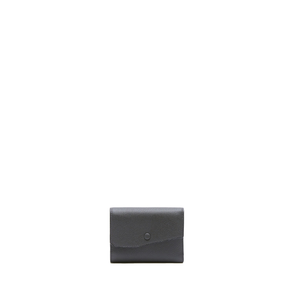 Valextra Pocket Purse 6CC in Smokey Grey | Wallets & Purses | Luxury Shoes 