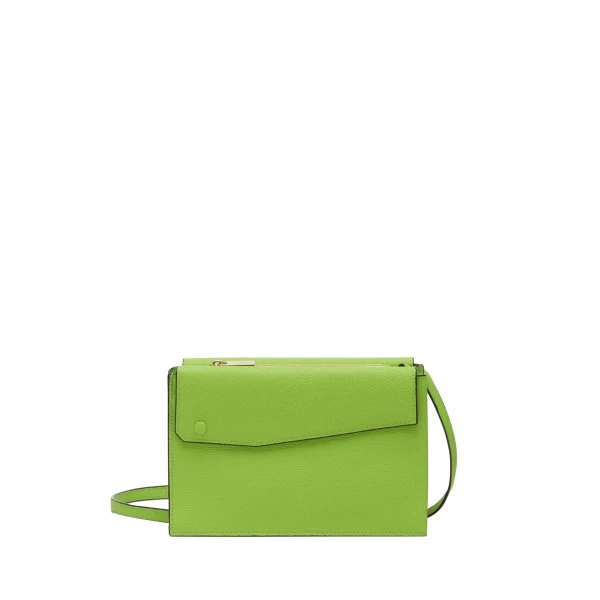 Pocket Slim Crossbody Bag in Apple Green