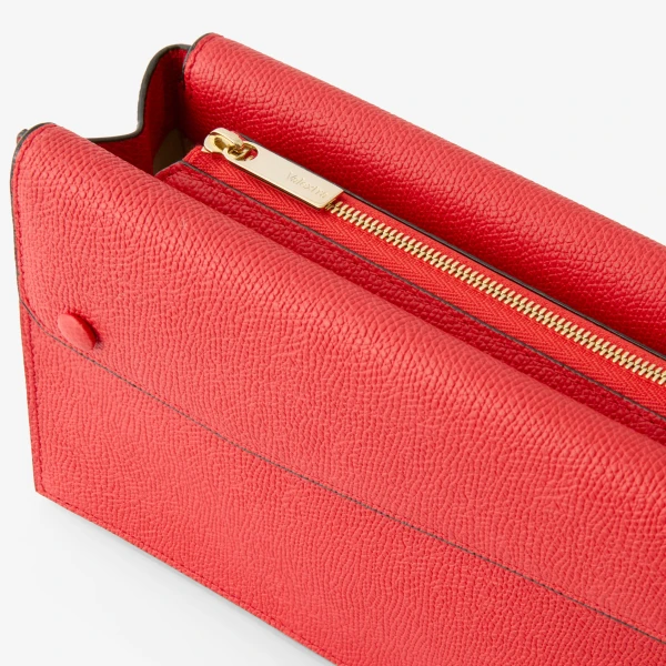 Valextra Pocket Slim Crossbody Bag in Crimson Red | Shoulder & Crossbody Bags | Luxury Shoes 
