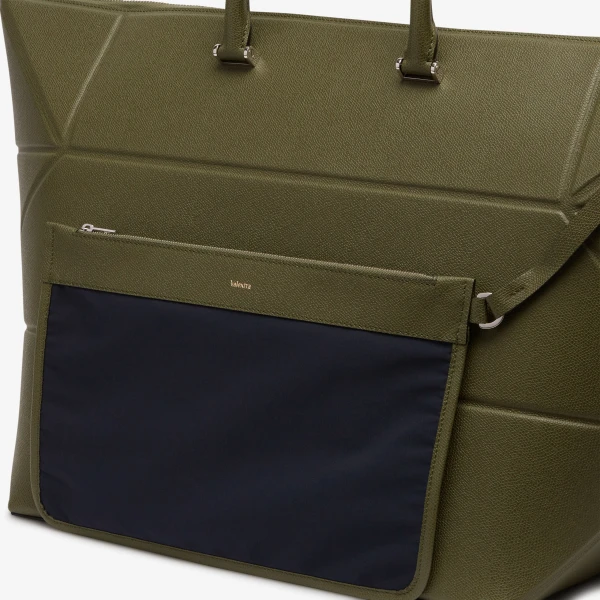 Valextra Polyhedral Travel Bag in Military Green | Totes & Top-Handle Bags | Luxury Shoes 