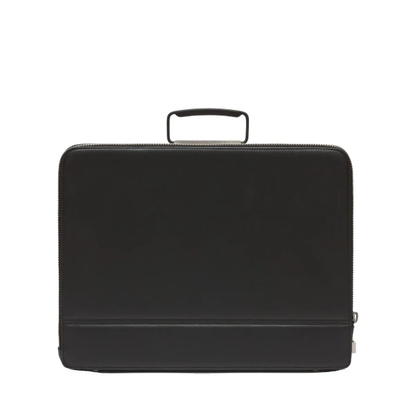 Valextra Premier Briefcase 24H in Black | Men Bags | Luxury Shoes 