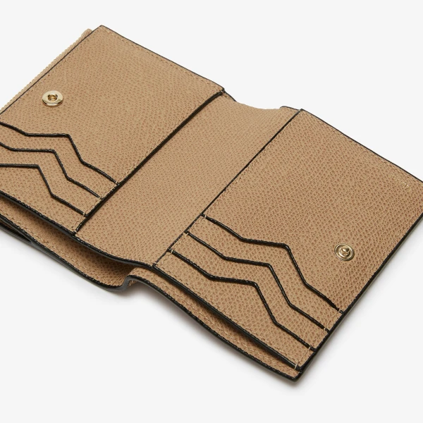 Valextra Purse with Coin Holder 6CC in Cashmere Beige | Wallets & Purses | Luxury Shoes 