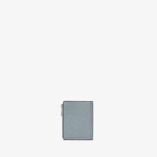 Valextra Purse with Coin Holder 6CC in Niagara Blue | Wallets & Purses | Luxury Shoes 