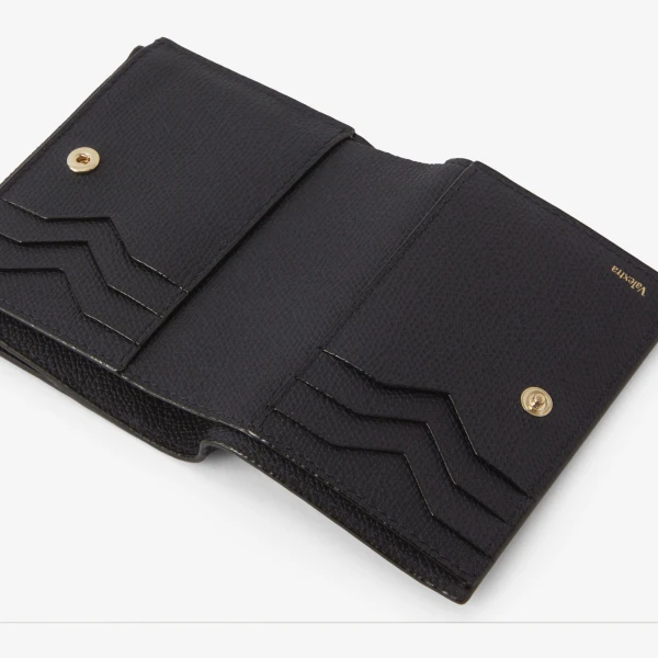 Valextra Purse with Coin Holder 6CC in Night Blue | Wallets & Purses | Luxury Shoes 