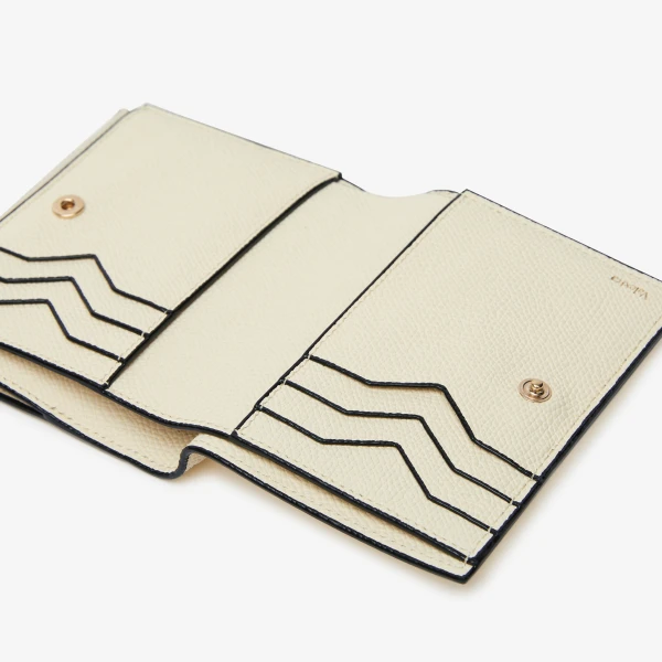 Valextra Purse with Coin Holder 6CC in Pergamena White | Wallets & Purses | Luxury Shoes 