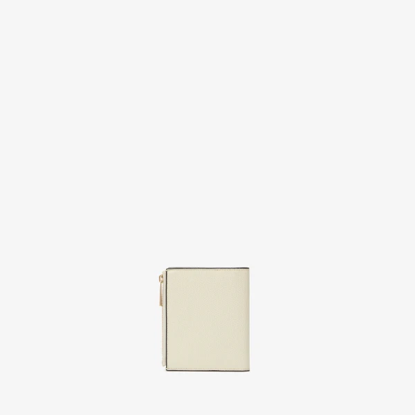 Valextra Purse with Coin Holder 6CC in Pergamena White | Wallets & Purses | Luxury Shoes 