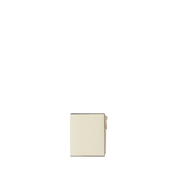 Valextra Purse with Coin Holder 6CC in Pergamena White | Wallets & Purses | Luxury Shoes 