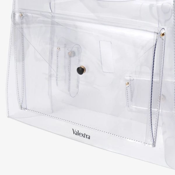Valextra Raincoat with Pocket Iside Medium in Transparent | Bag Accessories | Luxury Shoes 