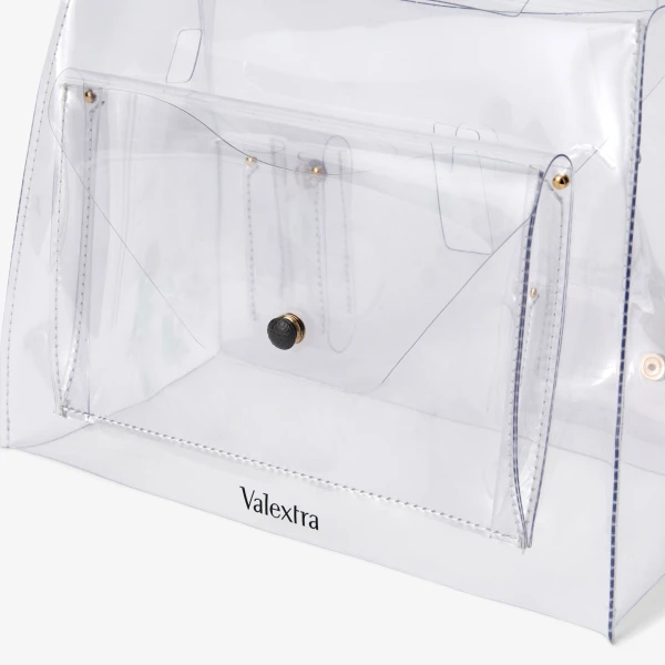 Valextra Raincoat with Pocket Iside Mini in Transparent | Bag Accessories | Luxury Shoes 
