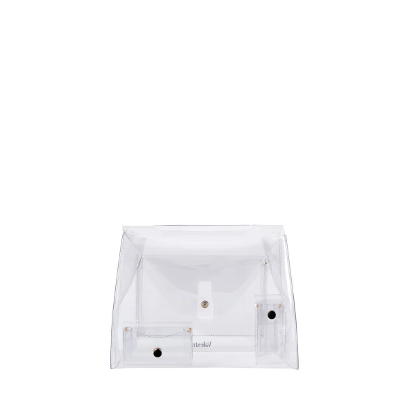 Valextra Raincoat with Pocket Iside Mini in Transparent | Bag Accessories | Luxury Shoes 