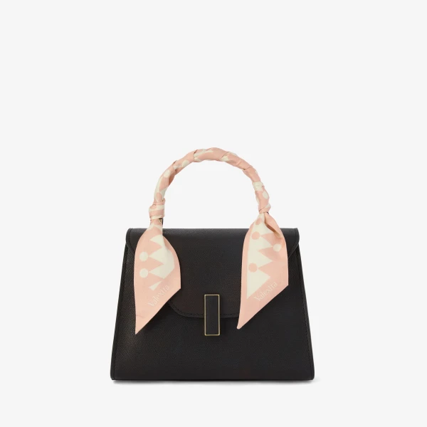 Valextra Silk Band Geometric in Bonne Mine Pink and Pergamena White | Scarves | Luxury Shoes 