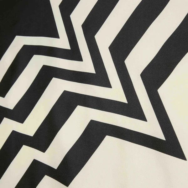 Valextra Silk Scarf in Pergamena White and Black | Scarves | Luxury Shoes 