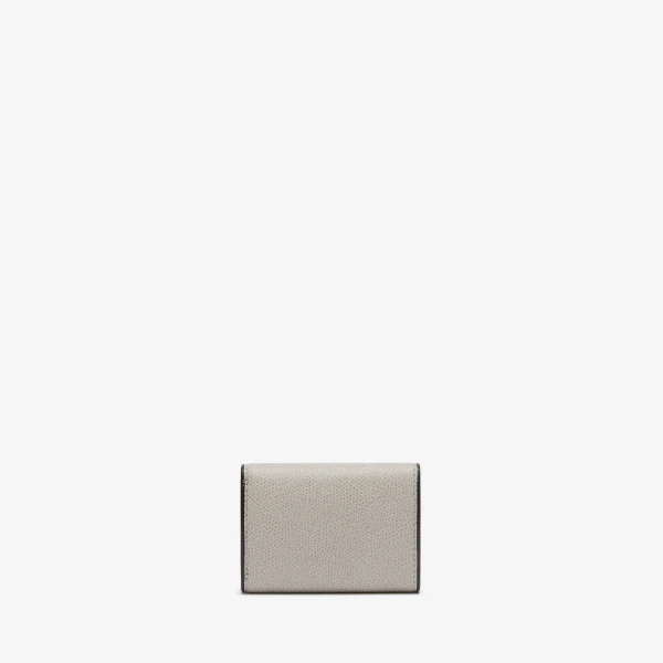 Valextra Small Wallet with Coin Holder in Ash Grey | Wallets & Purses | Luxury Shoes 