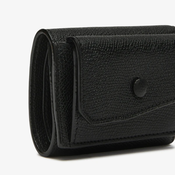 Valextra Small Wallet with Coin Holder in Black | Wallets & Purses | Luxury Shoes 