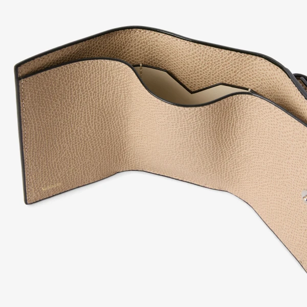Valextra Small Wallet with Coin Holder in Cashmere Beige | Wallets & Purses | Luxury Shoes 